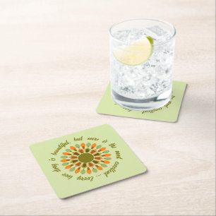 VALENTINE GIFT HUSBAND WIFE GIRLFRIEND BOYFRIEND SQUARE PAPER COASTER