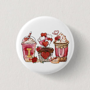 Valentine Gift I Love You 3 Cm Round Badge
