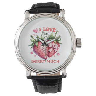 Valentine Gift | I Love You Berry Much Watch