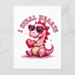 Valentine Gift I Steal Hearts Postcard