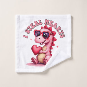 Valentine Gift I Steal Hearts Wash Cloth