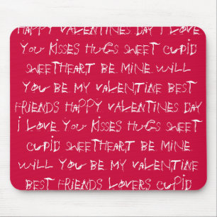 Valentine Gift Ideas for Men and Women Mouse Mat