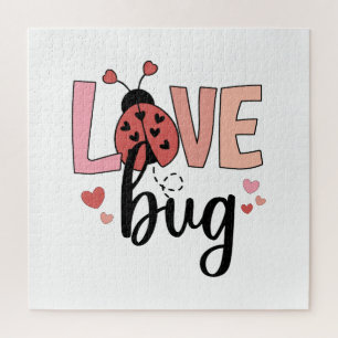 Valentine Gift Love Bug Jigsaw Puzzle