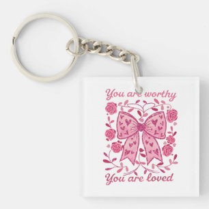 Valentine Gift   You Are Loved Key Ring