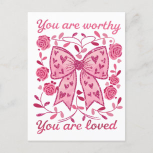 Valentine Gift   You Are Loved Postcard