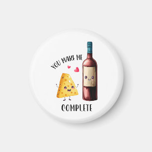 Valentine Gift You Make Me Complete Magnet