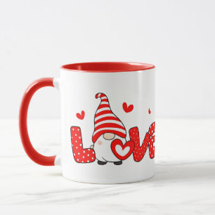 Valentine gnome  mug