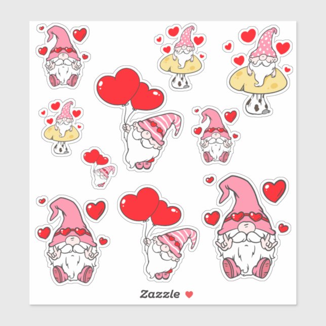 Valentine Gnomes (Sheet)