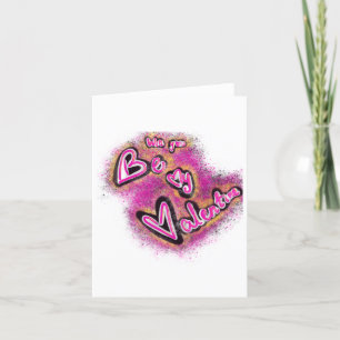 Valentine graffiti holiday card