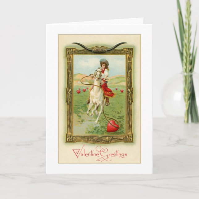 Valentine Greetings 1 Holiday Card (Front)