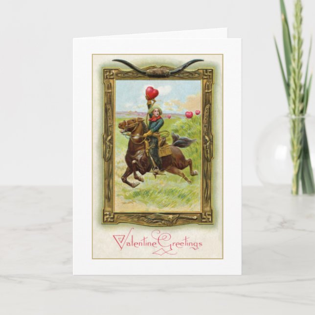 Valentine Greetings 4 Holiday Card (Front)