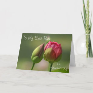 Valentine Greetings for Friends Holiday Card