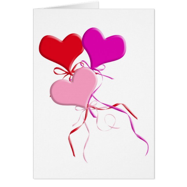 Valentine Heart Balloon Bouquet (Front)