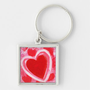 Valentine Heart by VictoriaShaylee Key Ring
