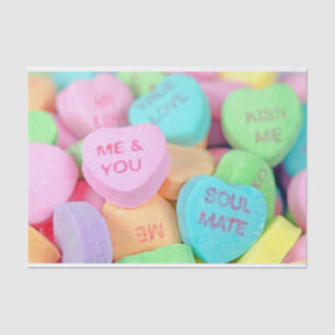 Valentine Heart Candy Tissue Paper