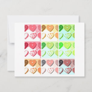 Valentine Heart Cookies Holiday Card