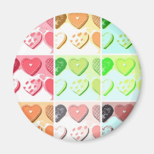 Valentine Heart Cookies Magnet