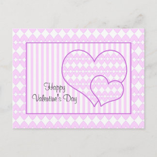 Valentine Heart Design Holiday Postcard