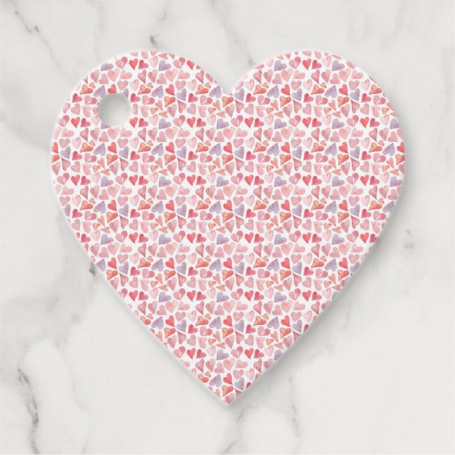Valentine Heart Gift Tag (Front)