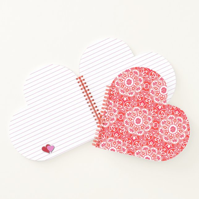 Valentine Heart Notebook (Inside)
