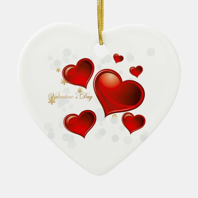Valentine Heart Ornament (Front)