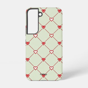 Valentine heart pattern Galaxy S22 case