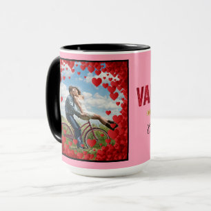 Valentine Heart Personalise PHOTO TEMPLATE Gift Mug