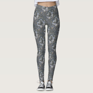Valentine Heart Rock Love is Rock Solid Leggings