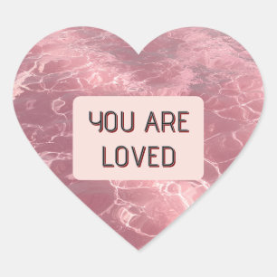 Valentine Heart Sticker Show Someone You Care
