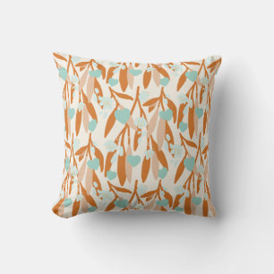Valentine Hearts Branches Flowers Love Pattern Cushion