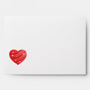 Valentine Hearts Card Envelope