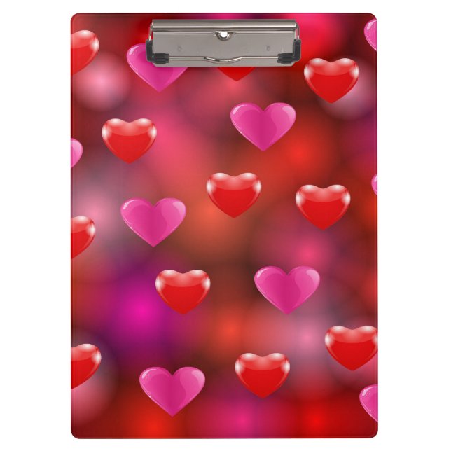 Valentine Hearts    Clipboard (Front)