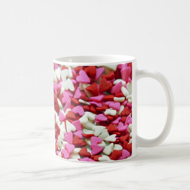 Valentine Hearts Coffee Mug (Right)