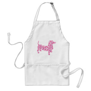 Valentine Hearts Dachshund Standard Apron
