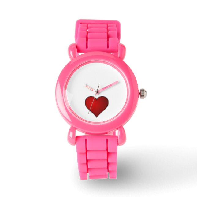  valentine hearts design  watch (Front)