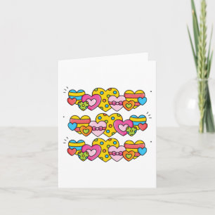 Valentine hearts invitation