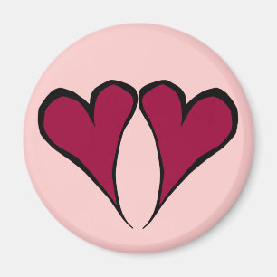 Valentine Hearts Magnet