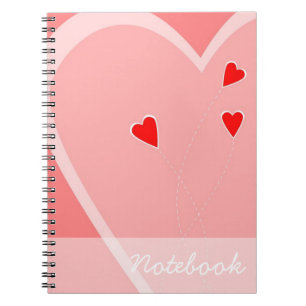 Valentine Hearts Notebook