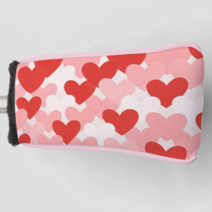 Valentine Hearts pattern Mug Golf Head Cover