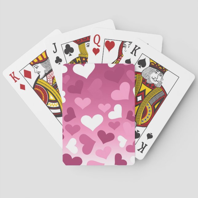 Valentine Hearts Playing Cards (Back)