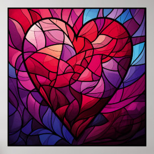 Valentine Hearts Poster