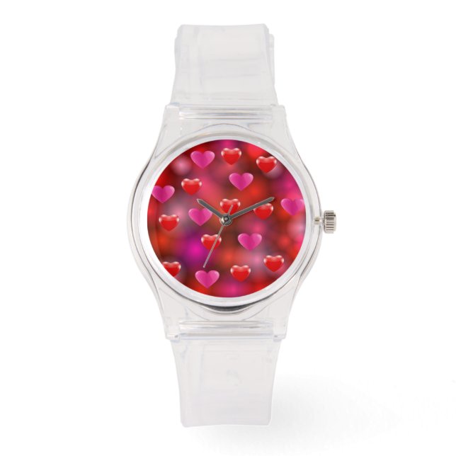 Valentine Hearts    Watch (Front)