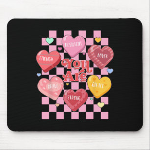 Valentine Hearts You Are Valentine's Day Kids Wome Mouse Mat