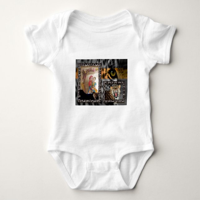Valentine Hero Baby Bodysuit (Front)