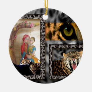 Valentine Hero Ceramic Tree Decoration