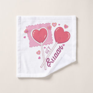 Valentine Hey Sugar Wash Cloth