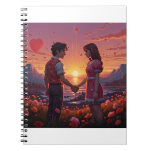 Valentine horizont love notebook