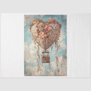 Valentine Hot Air Balloon Tissue Paper