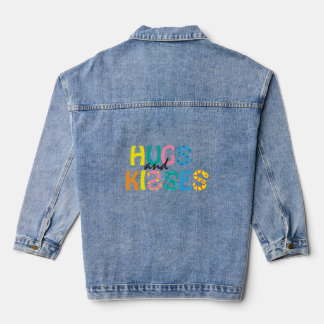 Valentine Hugs & Kisses Snake Theme  Denim Jacket