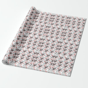 Valentine I Love You And You Kiss Me Wrapping Paper